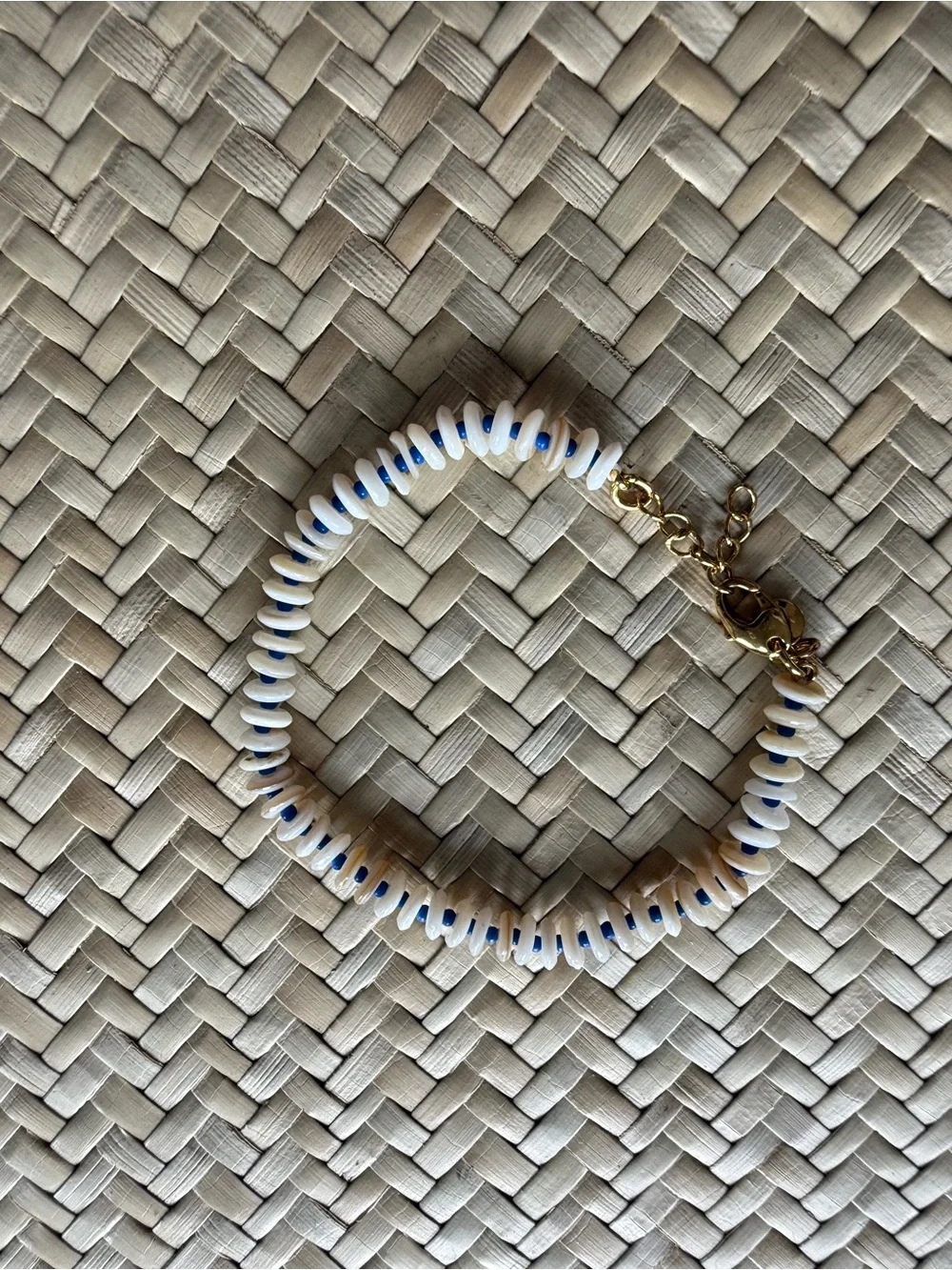NWOT Madewell Shell Beaded Bracelet